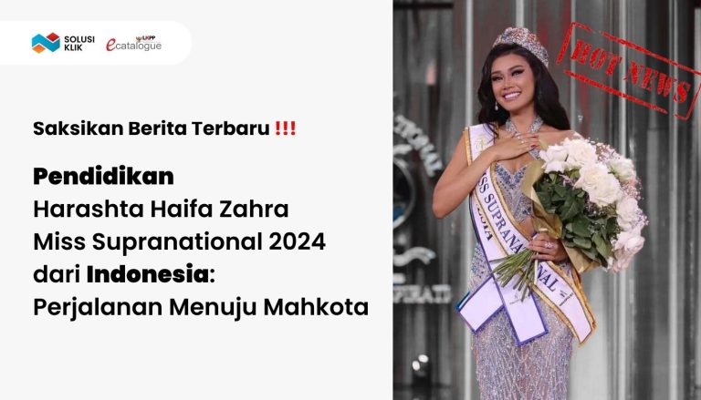 Pendidikan Harashta Miss Supranational 2024 dari Indonesia