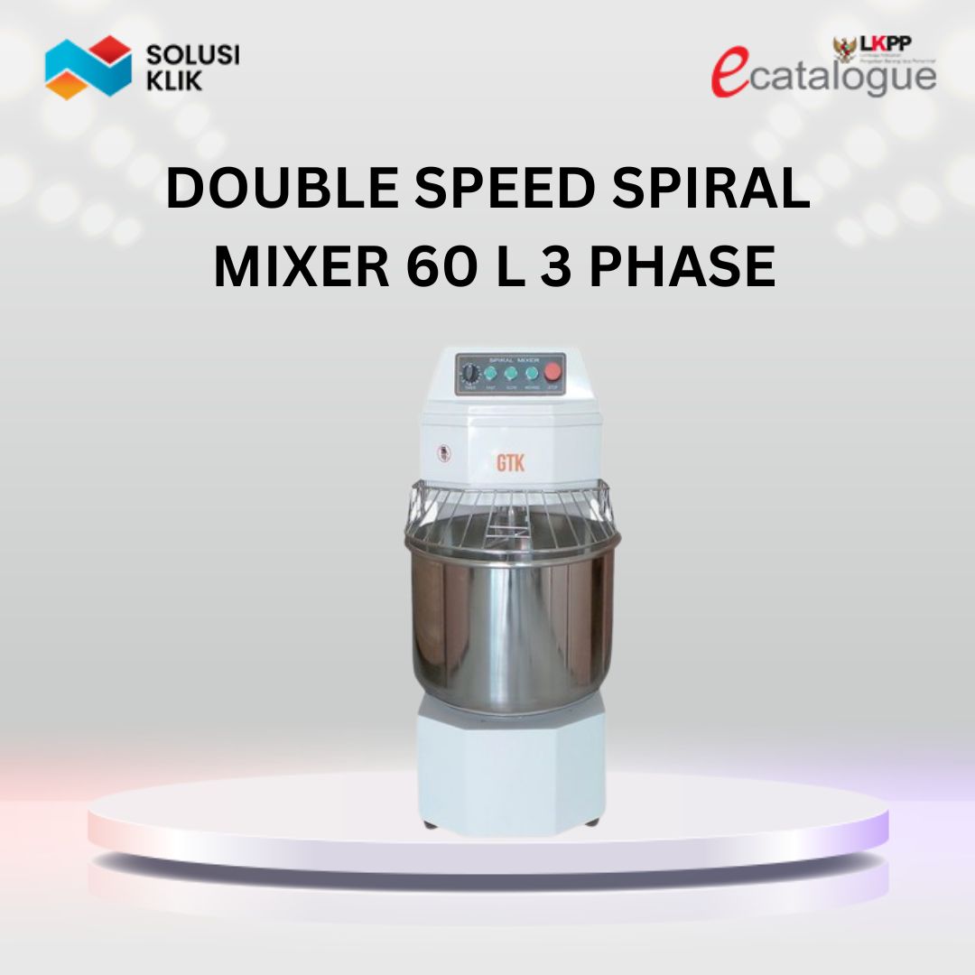 Keunggulan Double Speed Spiral Mixer 60 L 3 Phase - Penyedia Terlengkap ...