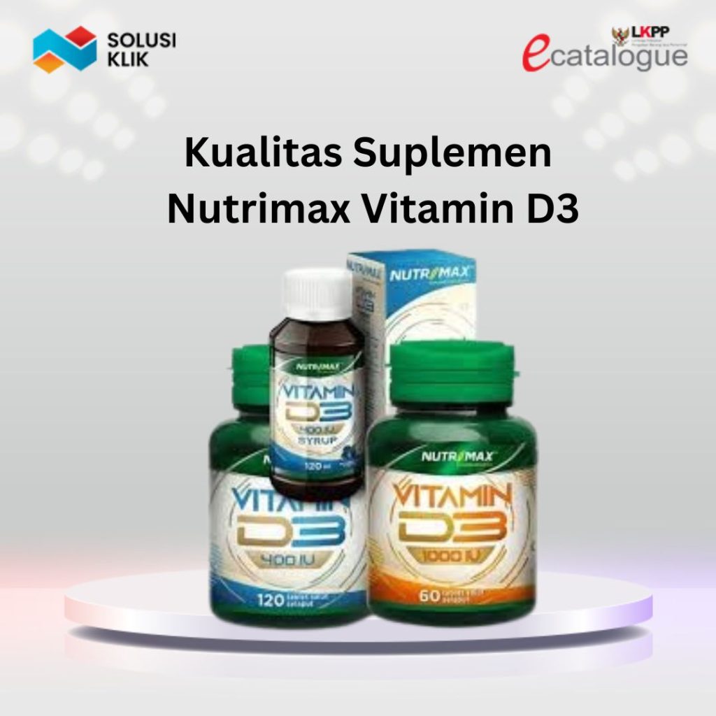 Suplemen Nutrimax Vitamin D3