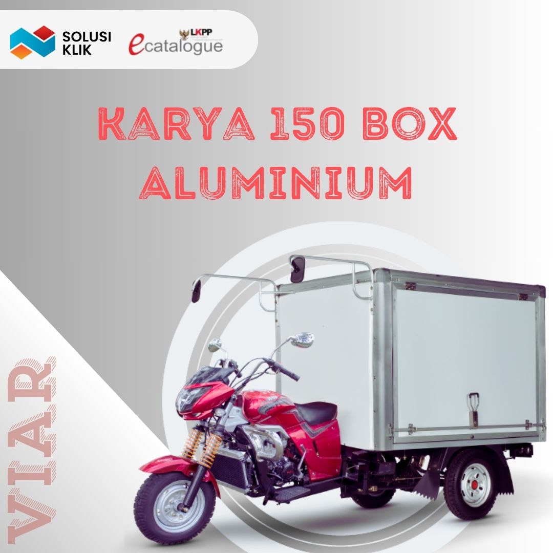 Motor Roda Tiga: Viar Karya 150 Box Aluminium