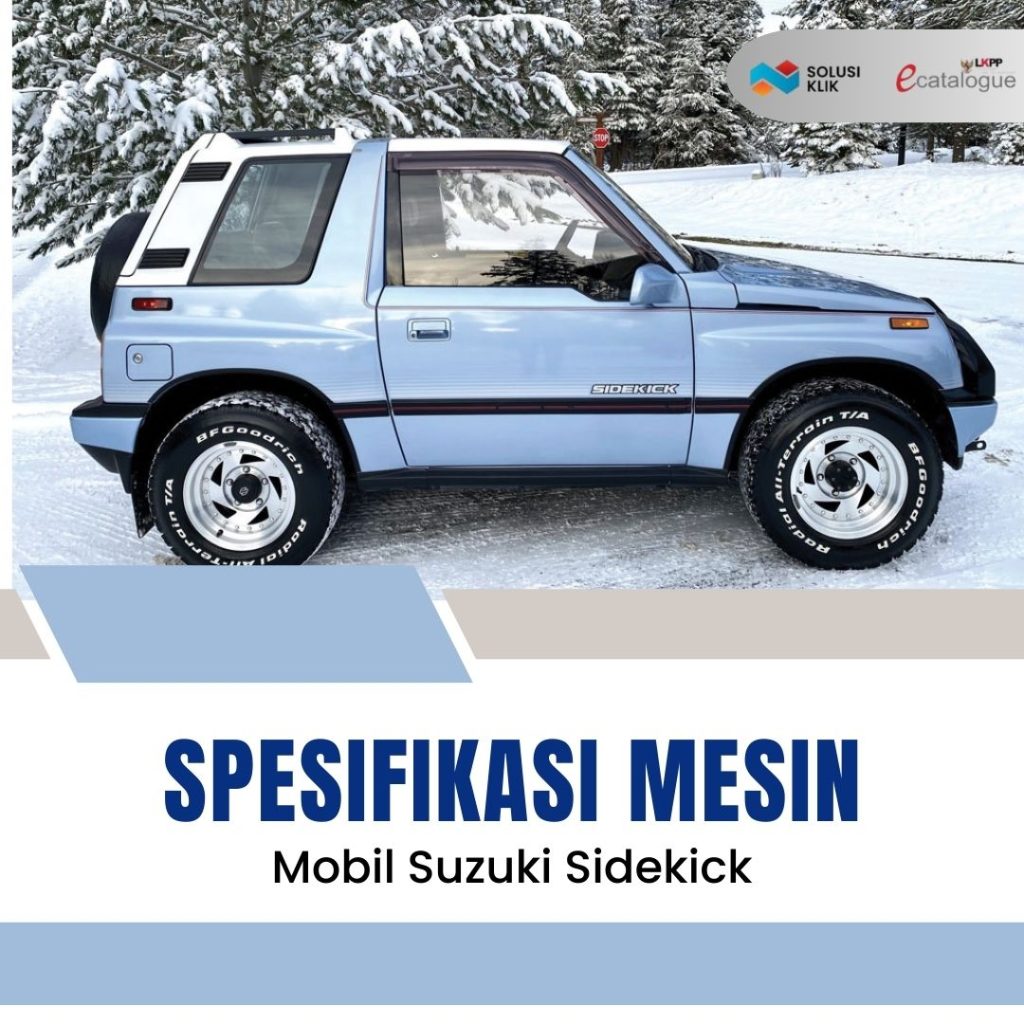 Spesifikasi Mesin Mobil Suzuki Sidekick