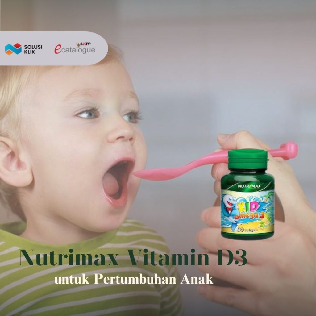 Nutrimax Vitamin D3 untuk pertumbuhan anak