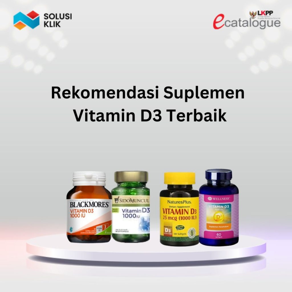Rekomendasi Suplemen Vitamin D3 Terbaik