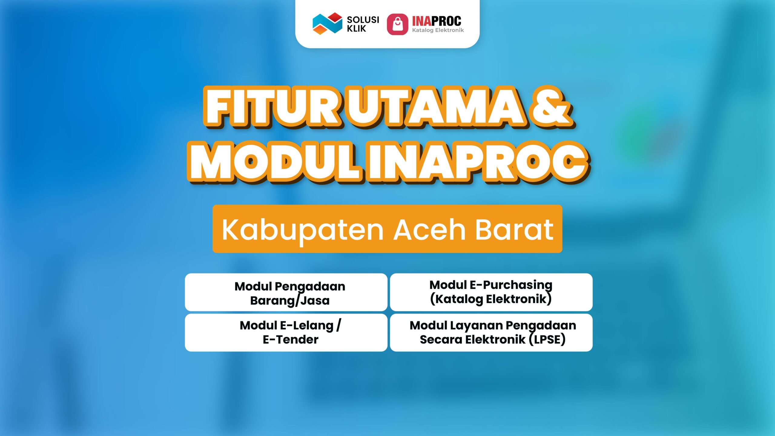 Panduan Pengadaan Inaproc Kabupaten Aceh Barat