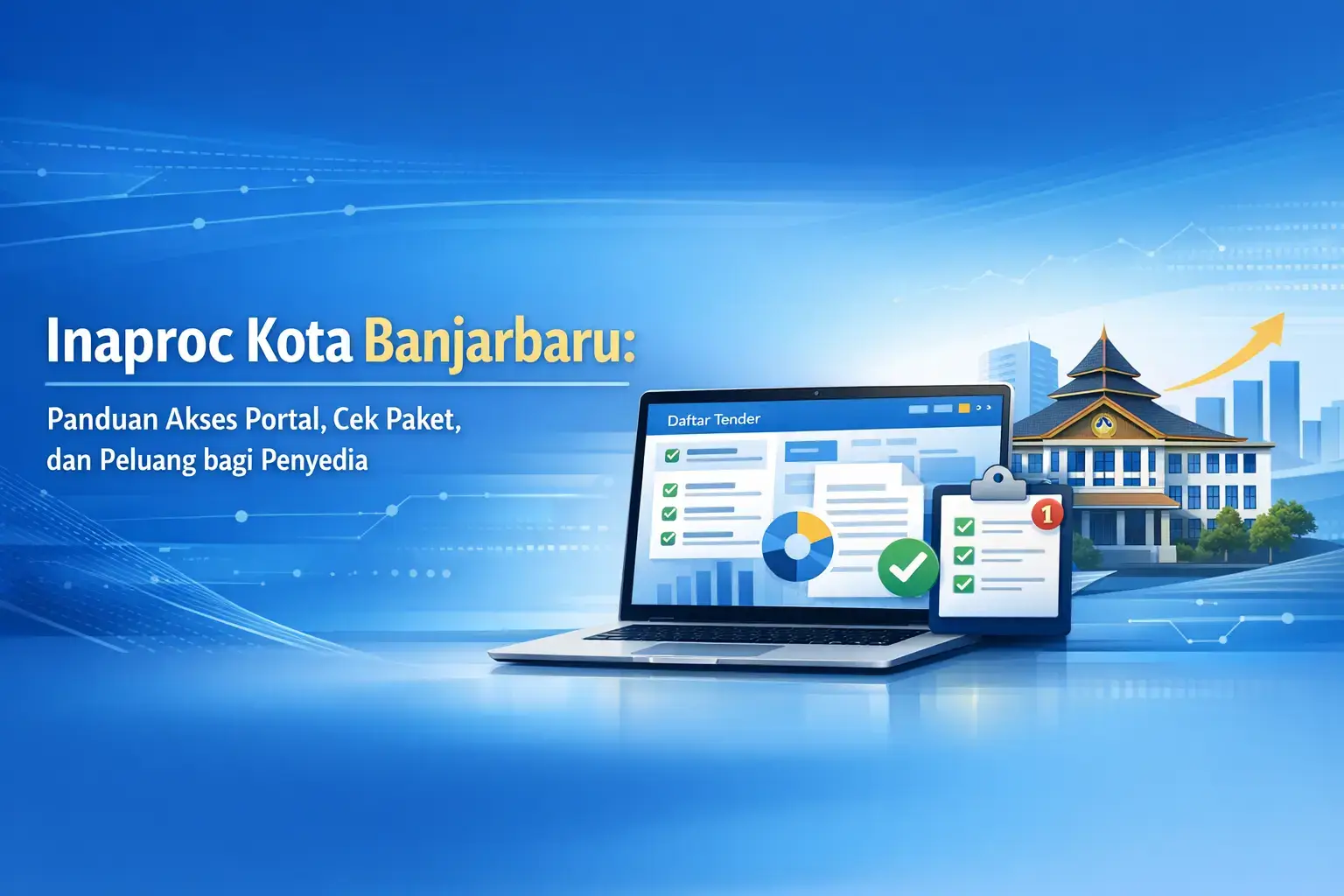 Panduan Akses dan Tenter di Inaproc Kota Banjarbaru