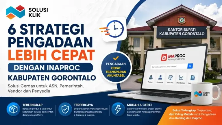 Inaproc Kabupaten Gorontalo untuk strategi pengadaan lebih cepat
