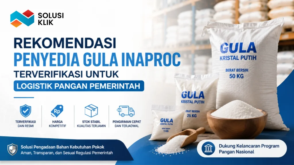 Gambar Penyedia Gula Inaproc terverifikasi untuk logistik pangan pemerintah dari Solusi Klik