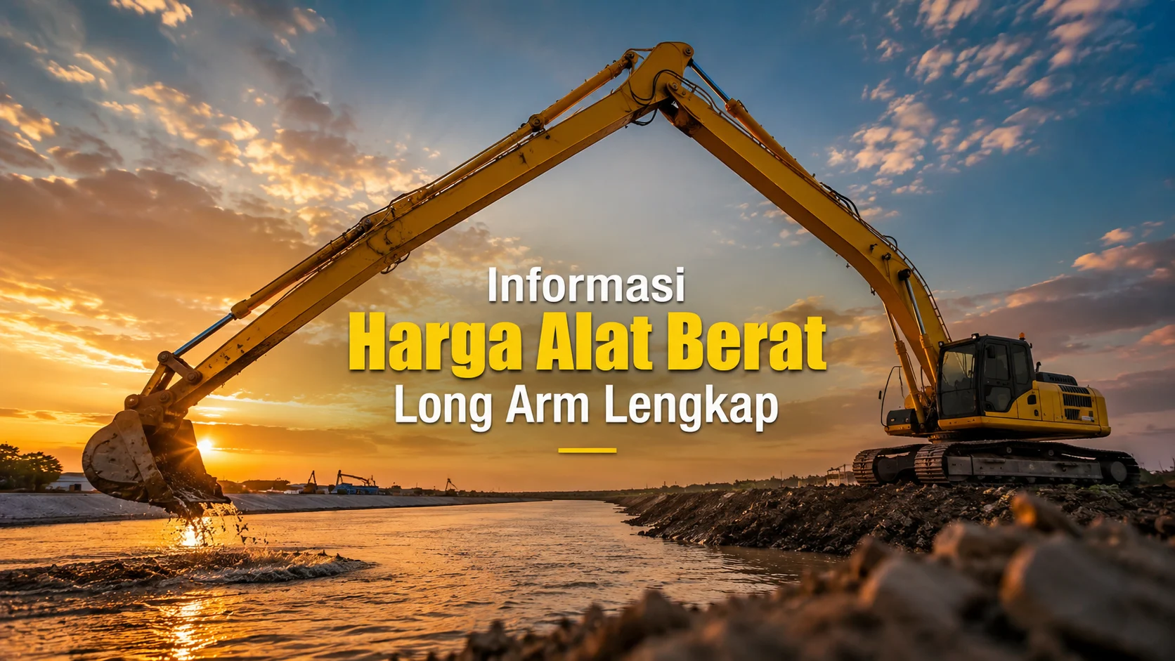 Harga Alat Berat Long Arm modern untuk proyek konstruksi dan pengerukan sungai