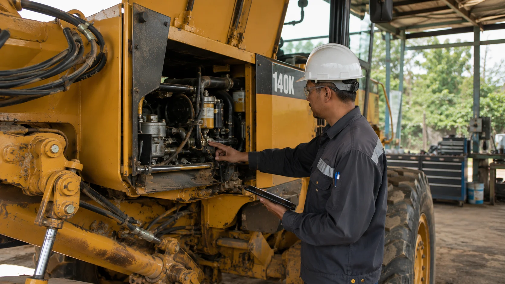 Harga Alat Berat Motor Grader untuk pertimbangan biaya operasional dan perawatan
