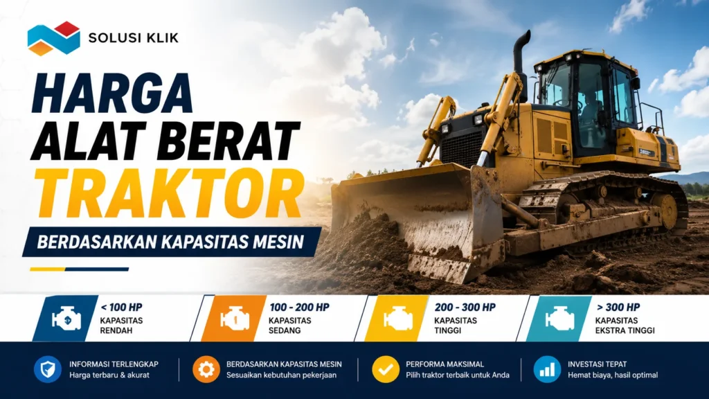 Informasi Harga Alat Berat Traktor