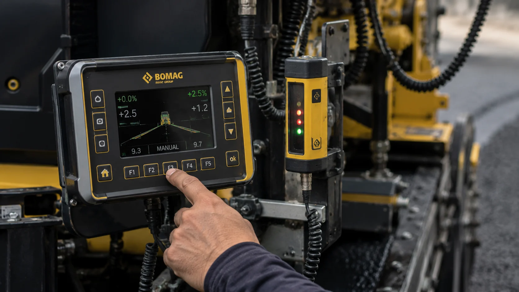 Harga asphalt paver e katalog dengan fitur kontrol elektronik canggih