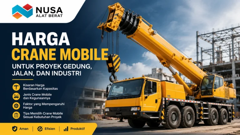 Harga crane mobile untuk proyek gedung, jalan, dan industri konstruksi