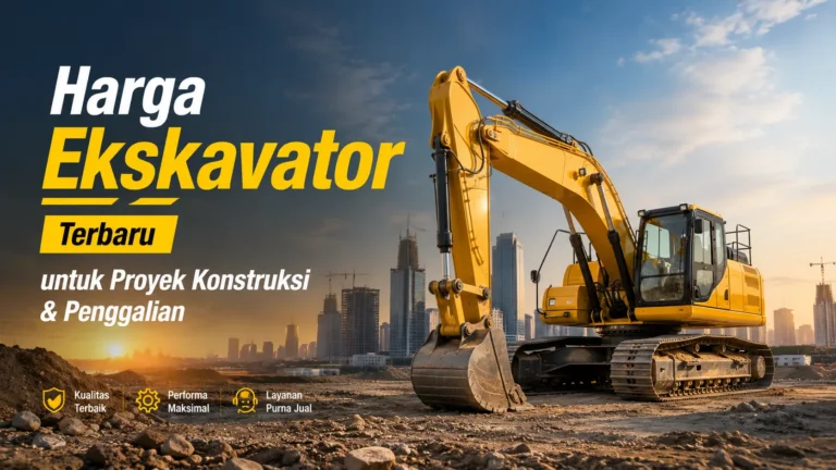 Harga ekskavator heavy duty untuk pekerjaan konstruksi besar