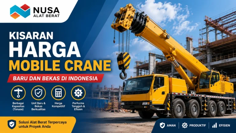 Harga mobile crane terbaru untuk kebutuhan proyek gedung dan industri