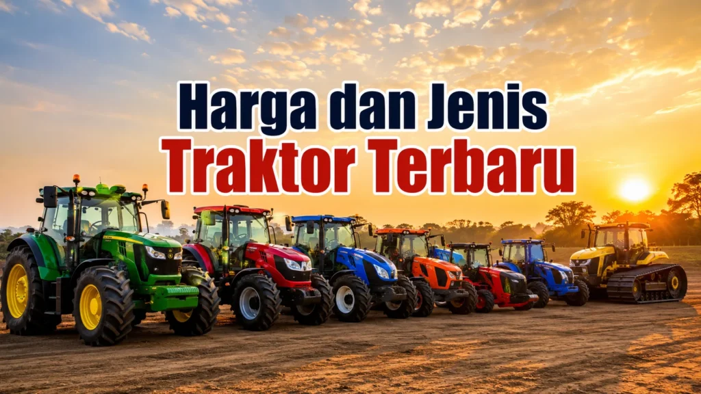 Harga traktor pertanian modern dengan tampilan profesional dan premium