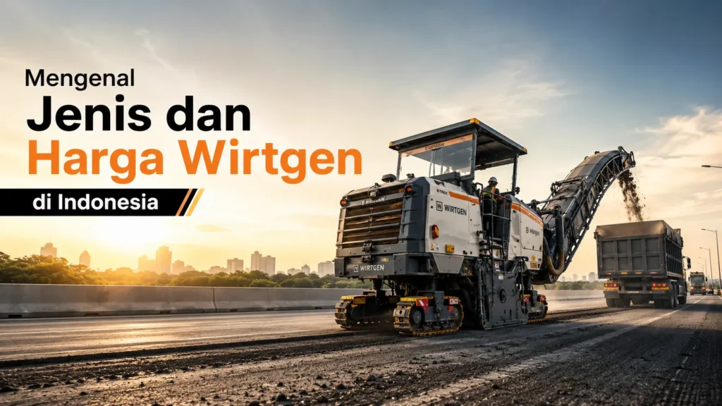 Harga Wirtgen terbaru di Indonesia untuk proyek perbaikan jalan
