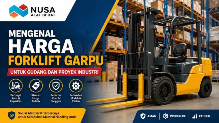 Mengenal harga forklift garpu untuk gudang dan proyek industri