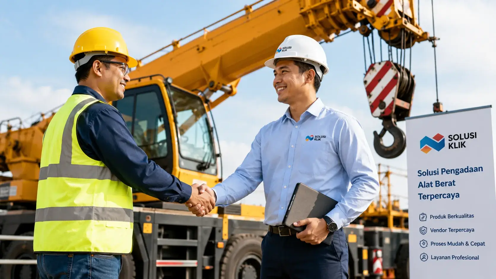 Kolaborasi profesional dalam pengadaan crane e katalog dengan vendor dan penyedia terpercaya