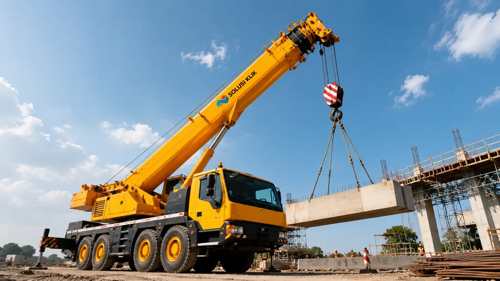 Pengadaan mobile crane e katalog untuk proyek infrastruktur dan konstruksi modern