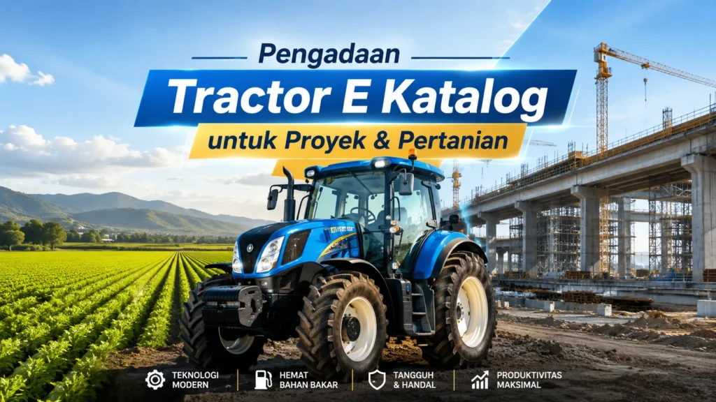 Pengadaan Tractor E Katalog untuk proyek infrastruktur dan pertanian modern