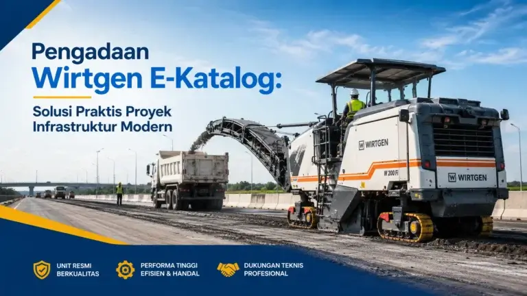 Pengadaan Wirtgen E-Katalog untuk proyek infrastruktur jalan modern