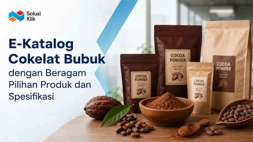 E-Katalog Cokelat Bubuk dengan beragam pilihan produk, ukuran kemasan, dan spesifikasi Solusi Klik