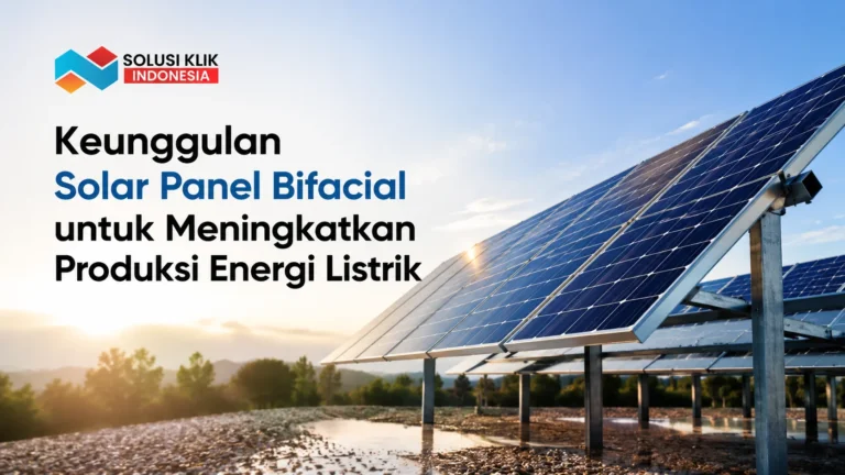 Ilustrasi gambar Keunggulan Solar Panel Bifacial untuk Meningkatkan Produksi Energi Listrik