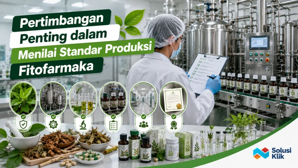 Evaluasi standar produksi fitofarmaka untuk memastikan kualitas produk.