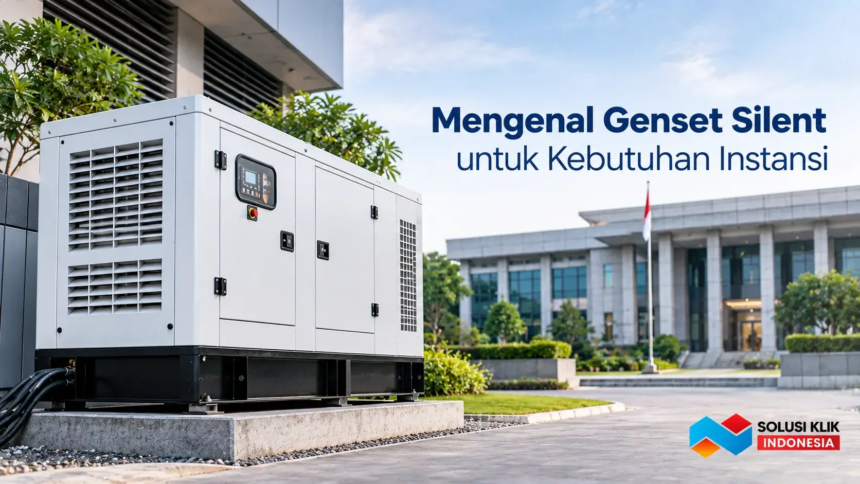 Genset silent untuk kebutuhan instansi