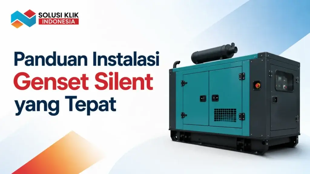 Distributor mesin industri LPSE untuk instalasi genset silent