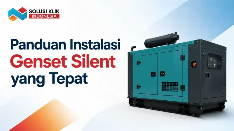 Distributor mesin industri LPSE untuk instalasi genset silent