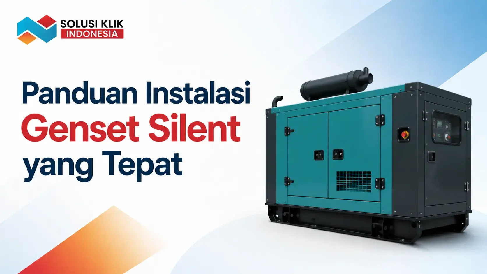 Distributor mesin industri LPSE untuk instalasi genset silent