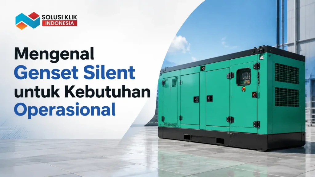 Genset silent untuk kebutuhan operasional dalam proses pengadaan genset sebagai sumber listrik cadangan instansi