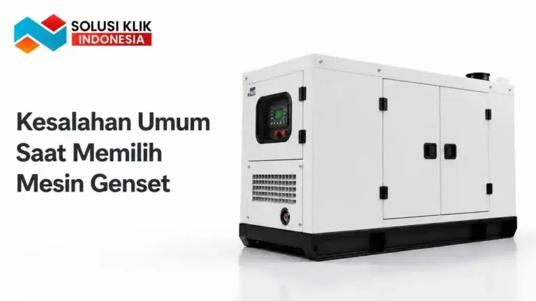 Pengadaan mesin industri untuk menghindari kesalahan memilih mesin genset