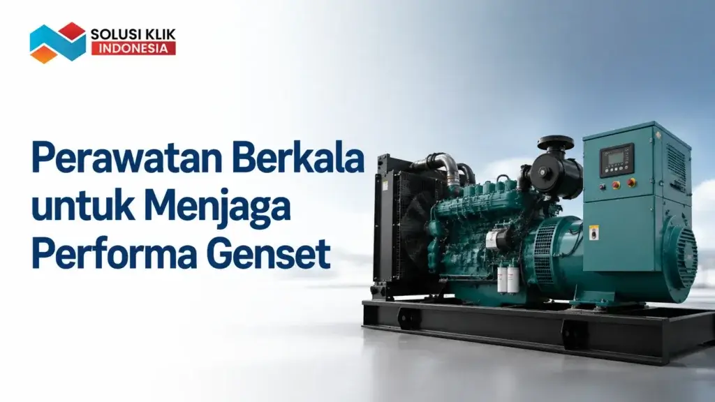 Perawatan genset berkala dari penyedia barang INAPROC untuk menjaga performa mesin tetap optimal