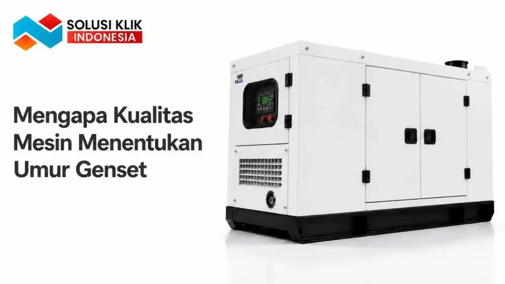 Kualitas mesin genset dengan dukungan vendor mesin industri e-katalog untuk kebutuhan operasional