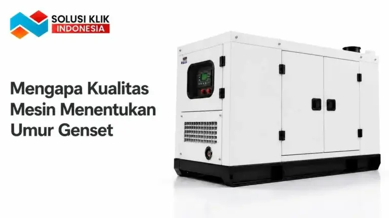 Kualitas mesin genset dengan dukungan vendor mesin industri e-katalog untuk kebutuhan operasional